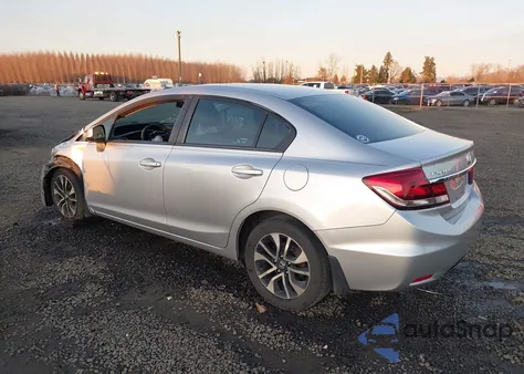 2013 Honda Civic Ex-L from USA, damaged, VIN 19XFB2F93DE288910